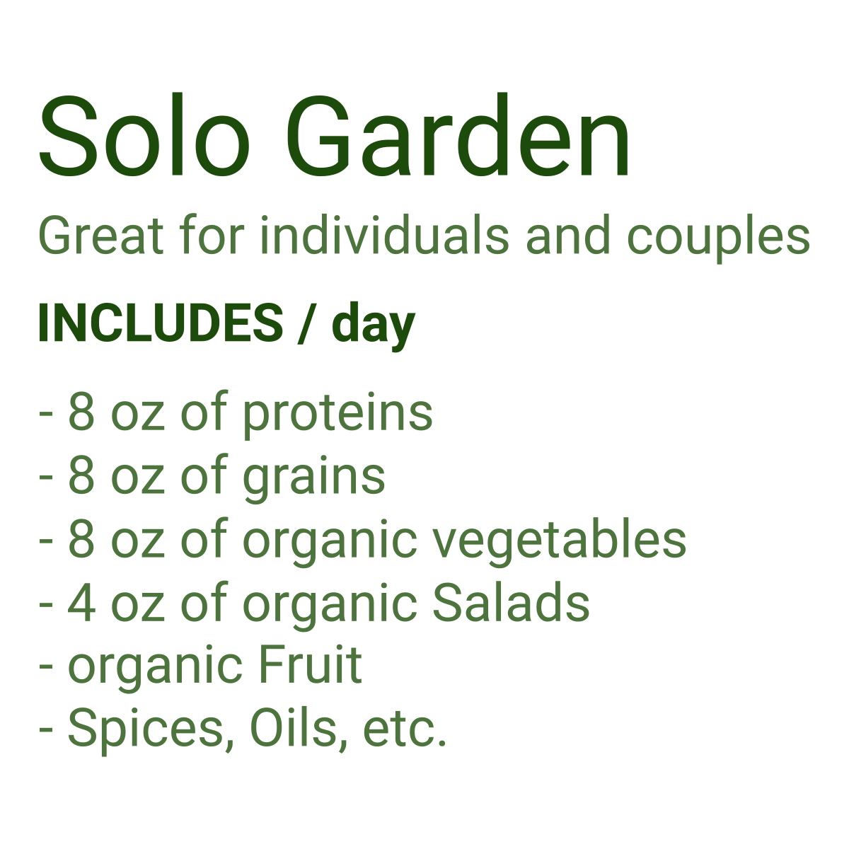Solo Garden
